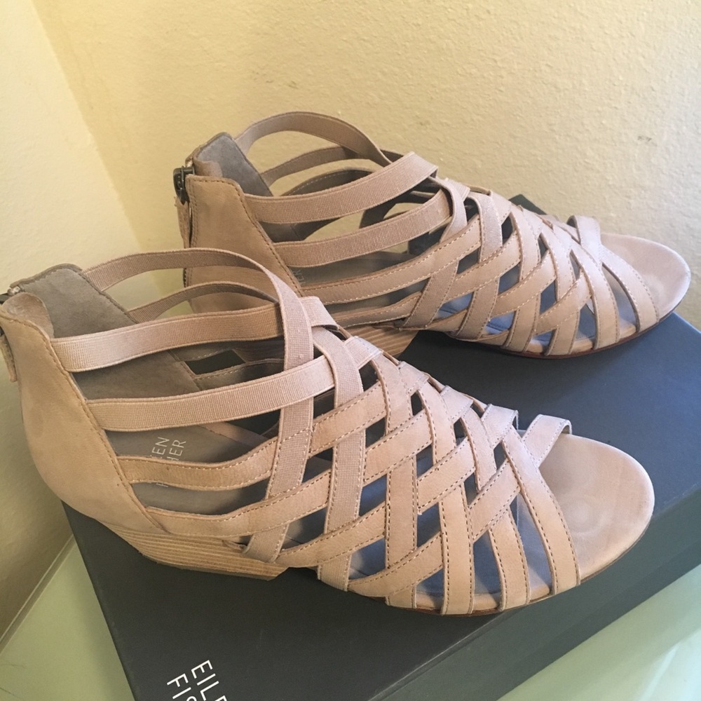 Eileen Fisher Barley Caged Sandal